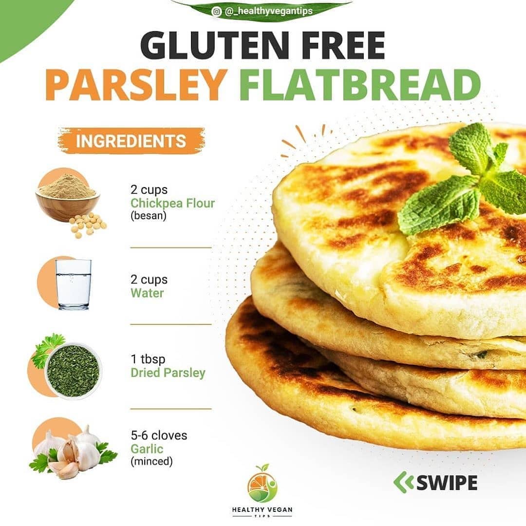 Gluten-Free Parsley Flatbread⁠