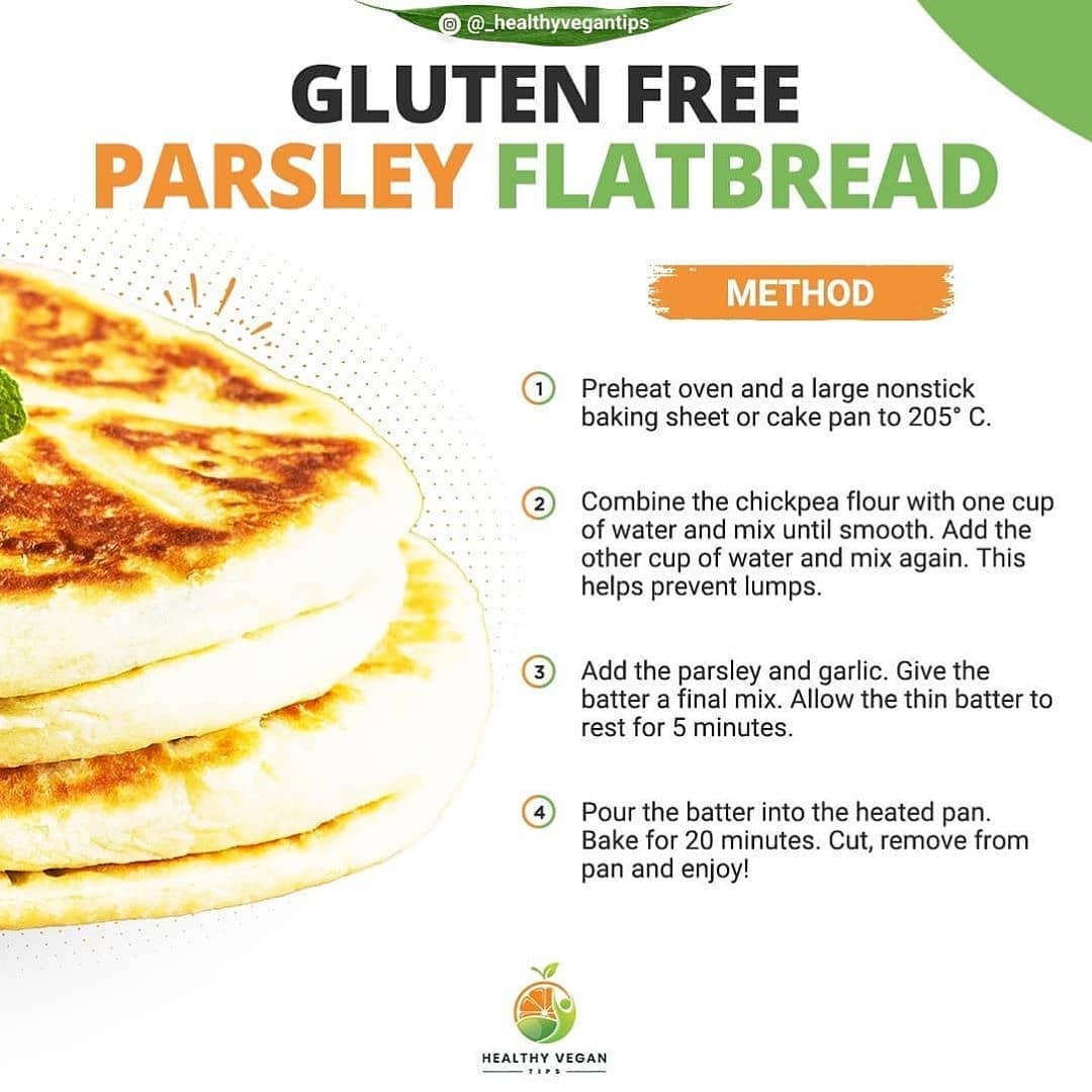Gluten-Free Parsley Flatbread⁠