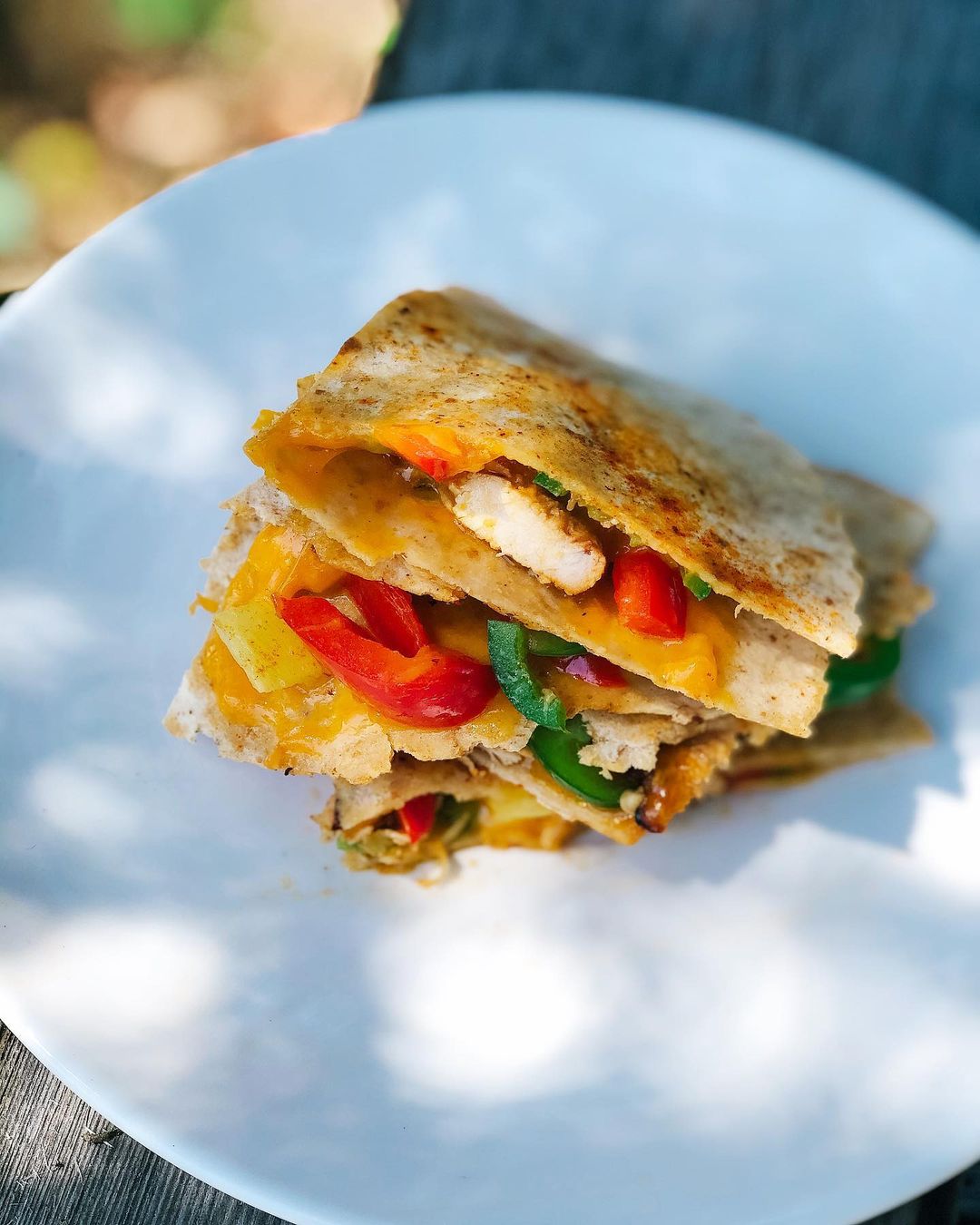 BBQ Chicken and Pineapple Quesadillas