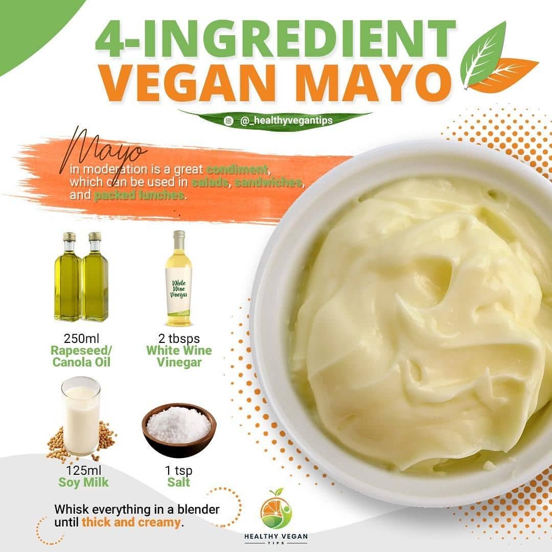 Homemade 4-Ingredient Vegan Mayonnaise