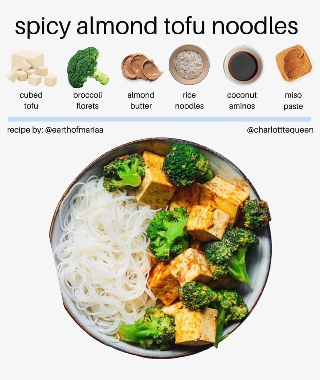 Spicy Almond Tofu Noodles