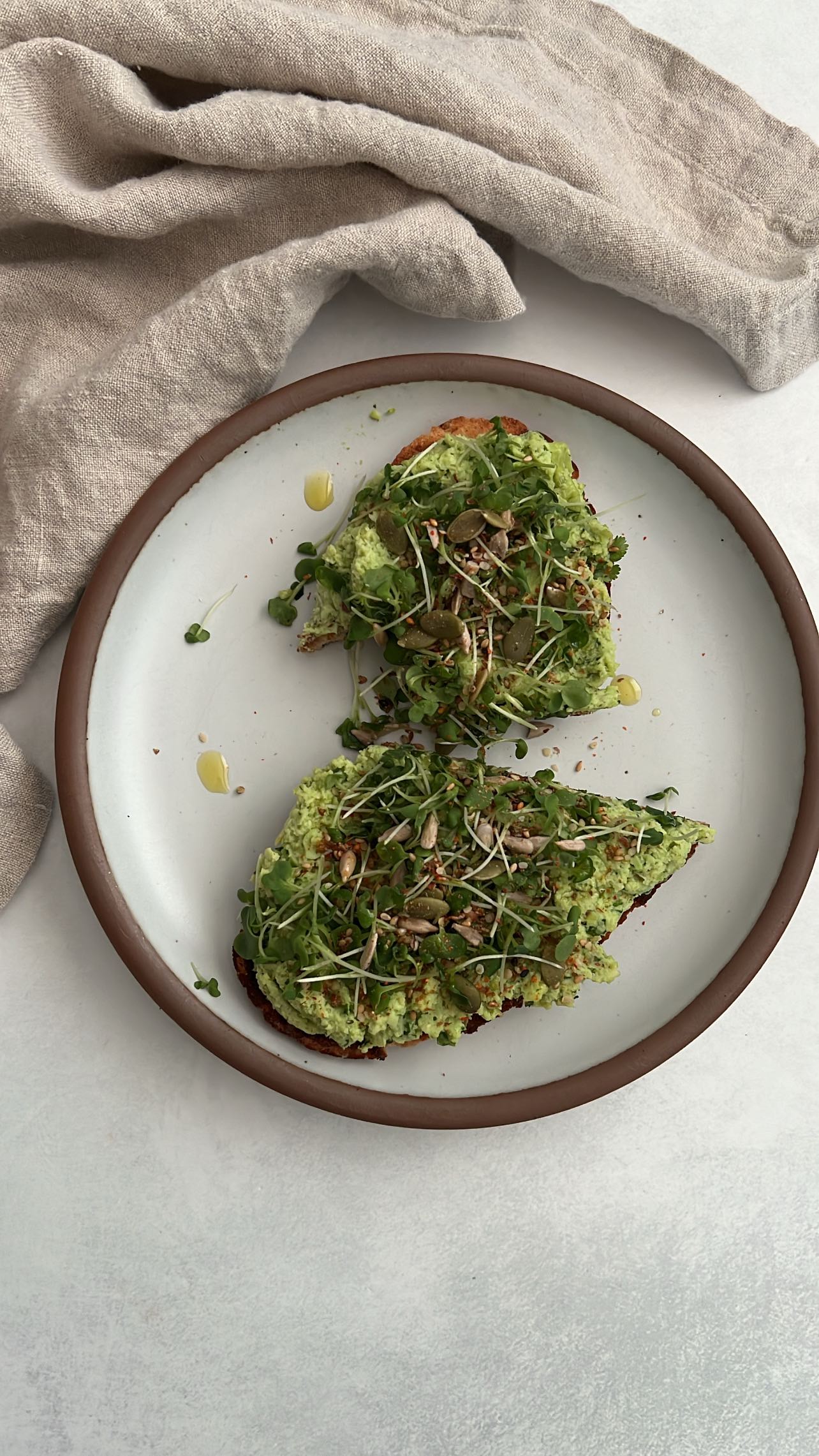 Pickled Jalapeño Edamame Toast