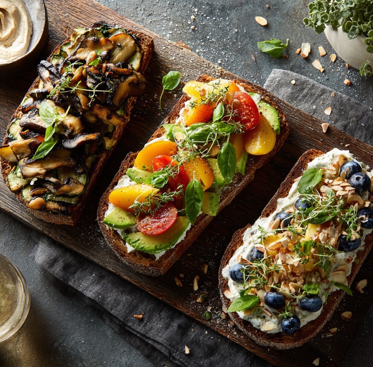 Vegan Breakfast Toast Options