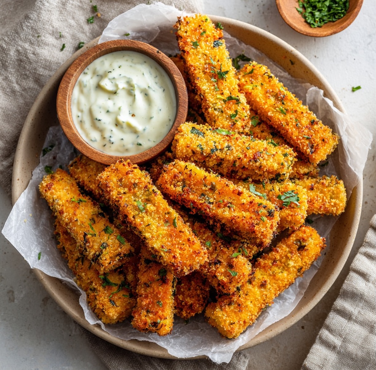 Vegan Buffalo Tofu Wings