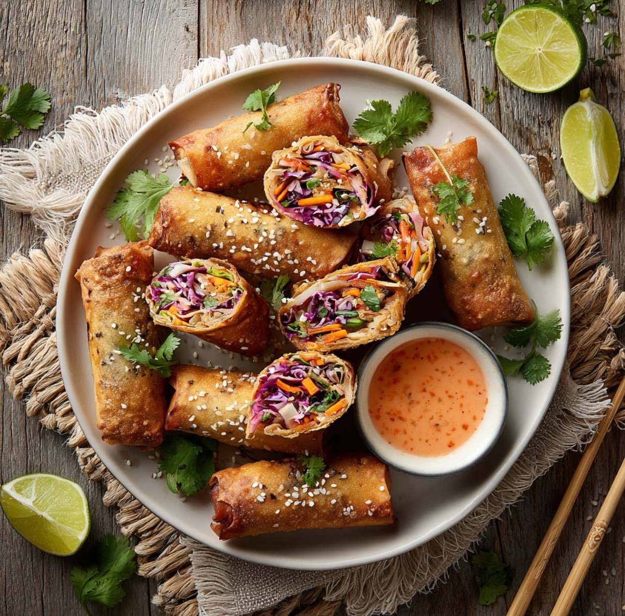 Crispy Vegetable Spring Rolls