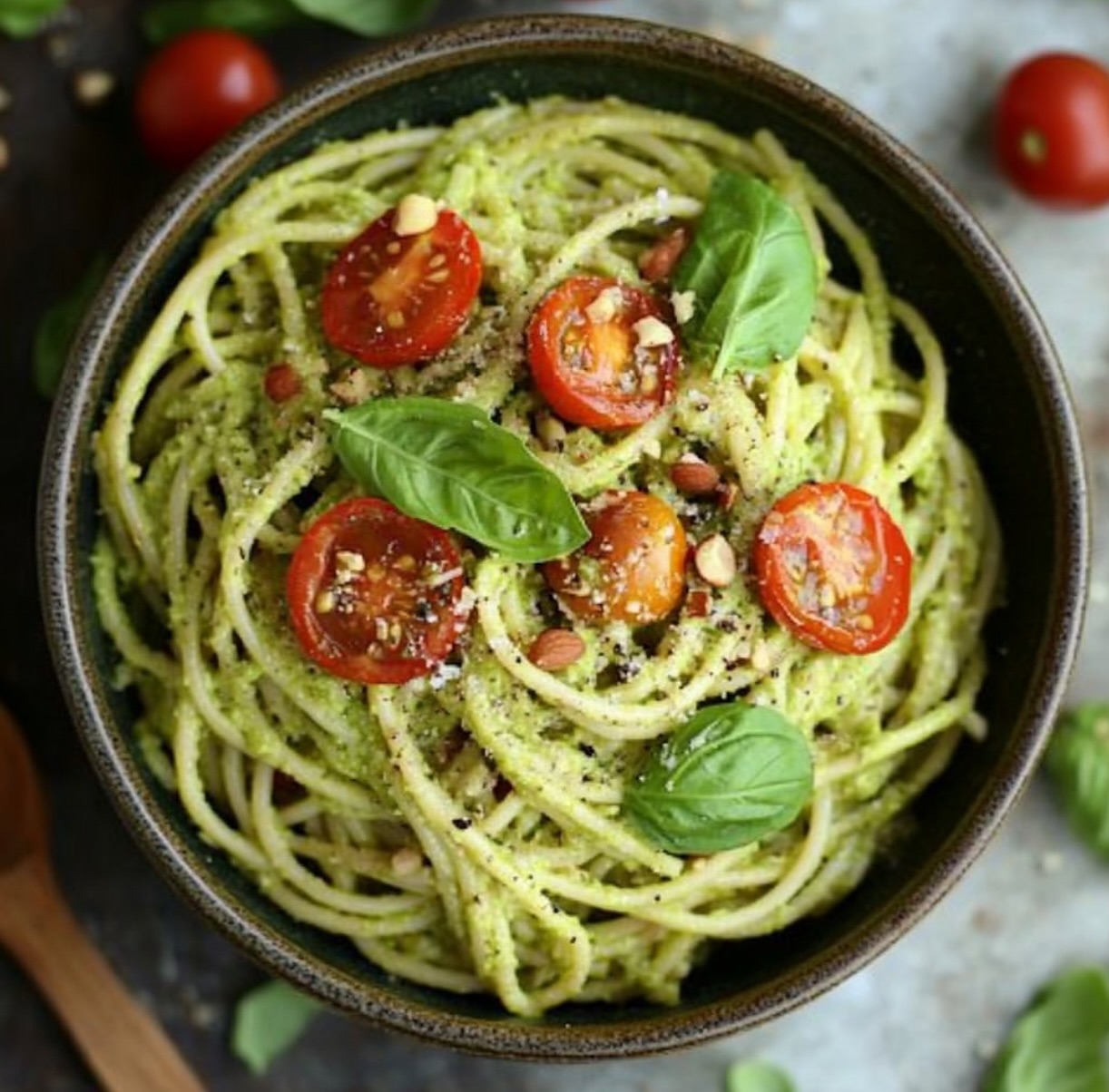 Vegan Creamy Avocado Pasta Dish