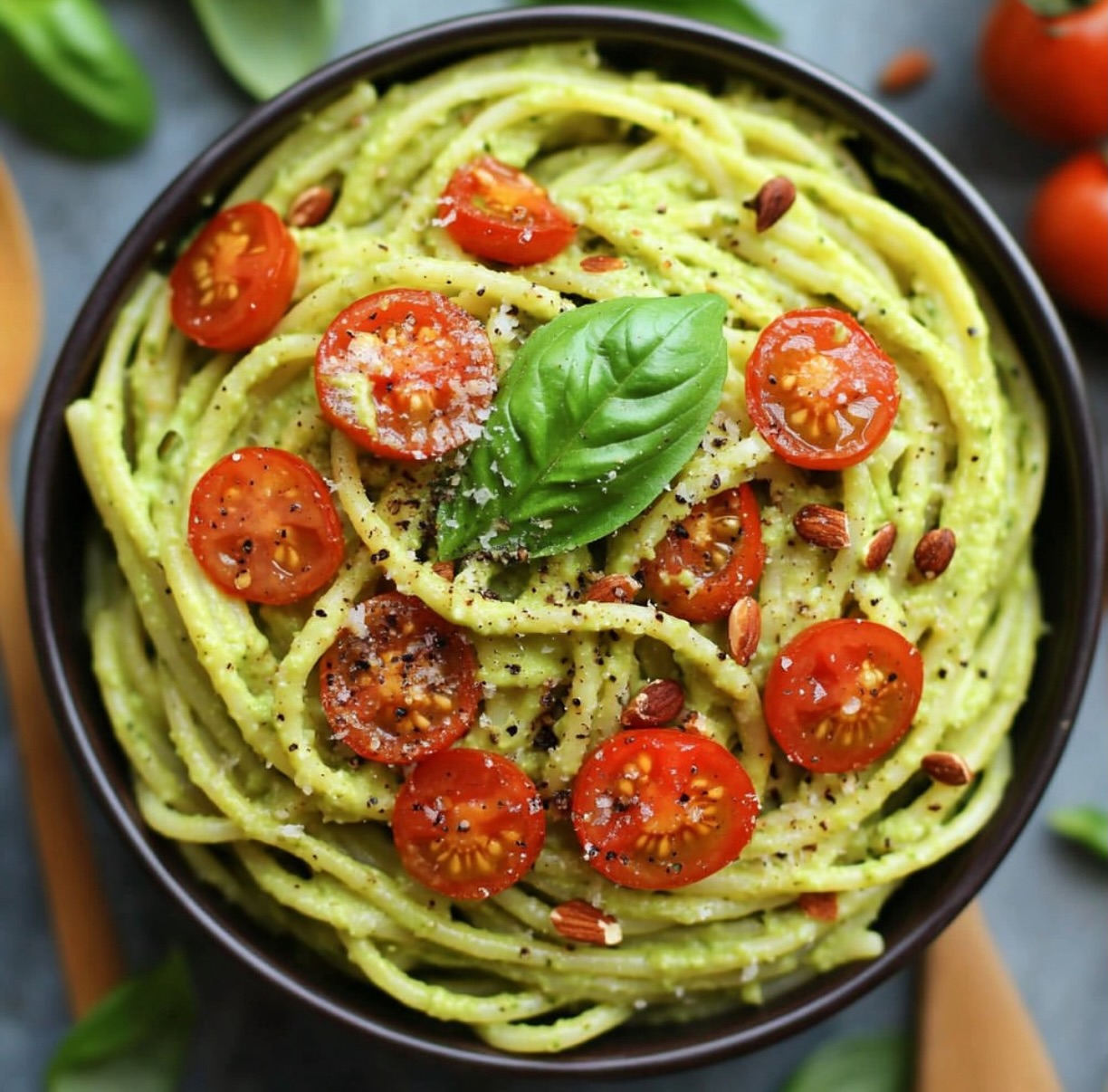 Vegan Creamy Avocado Pasta Dish
