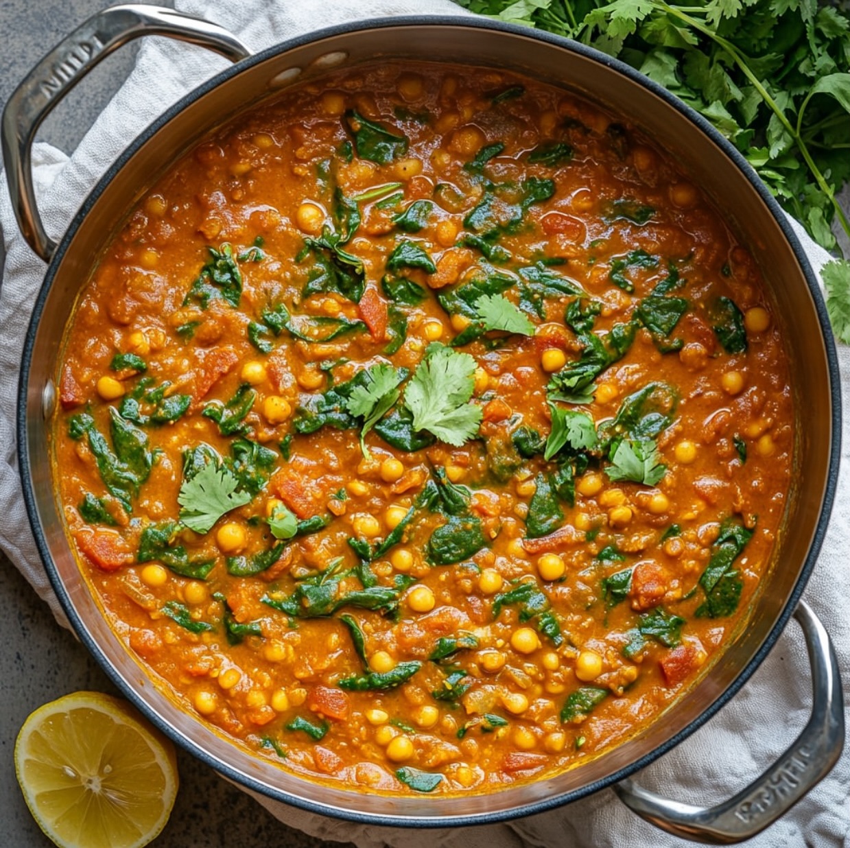 Chickpea and Lentil Curry