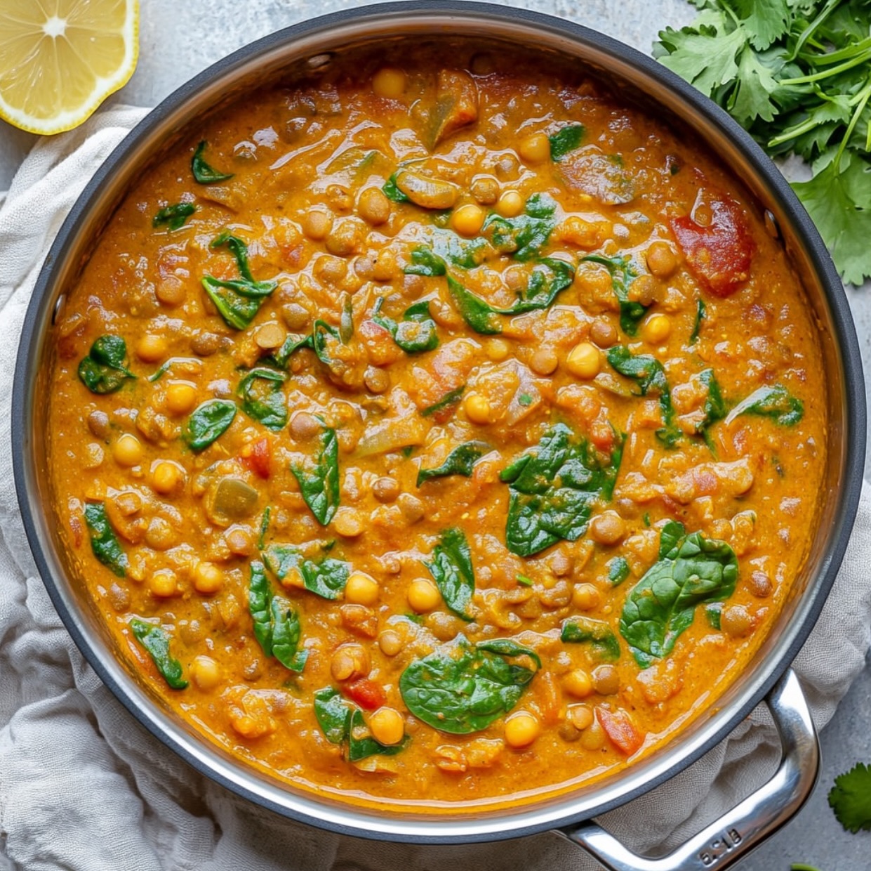 Chickpea and Lentil Curry