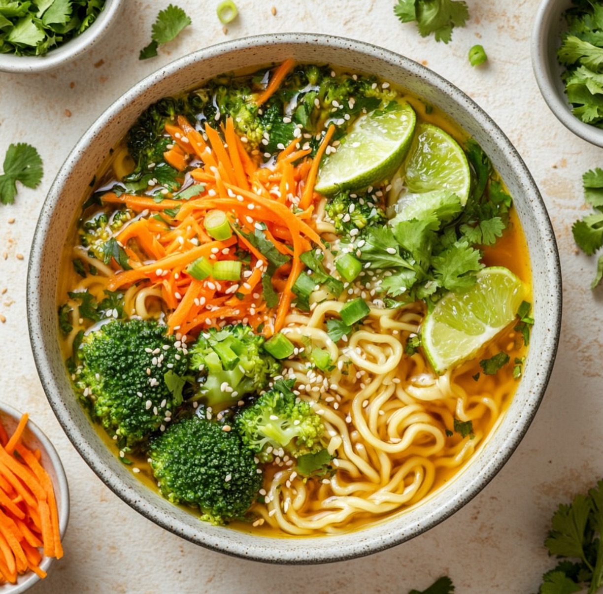 Vegan Spring Noodle Soup
