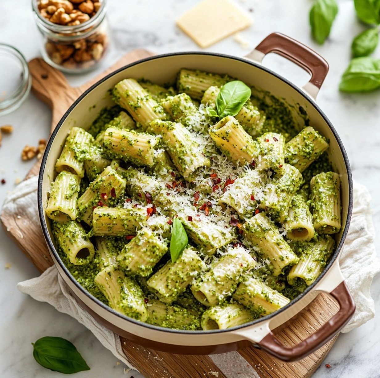 Vegan Kale Pesto Pasta