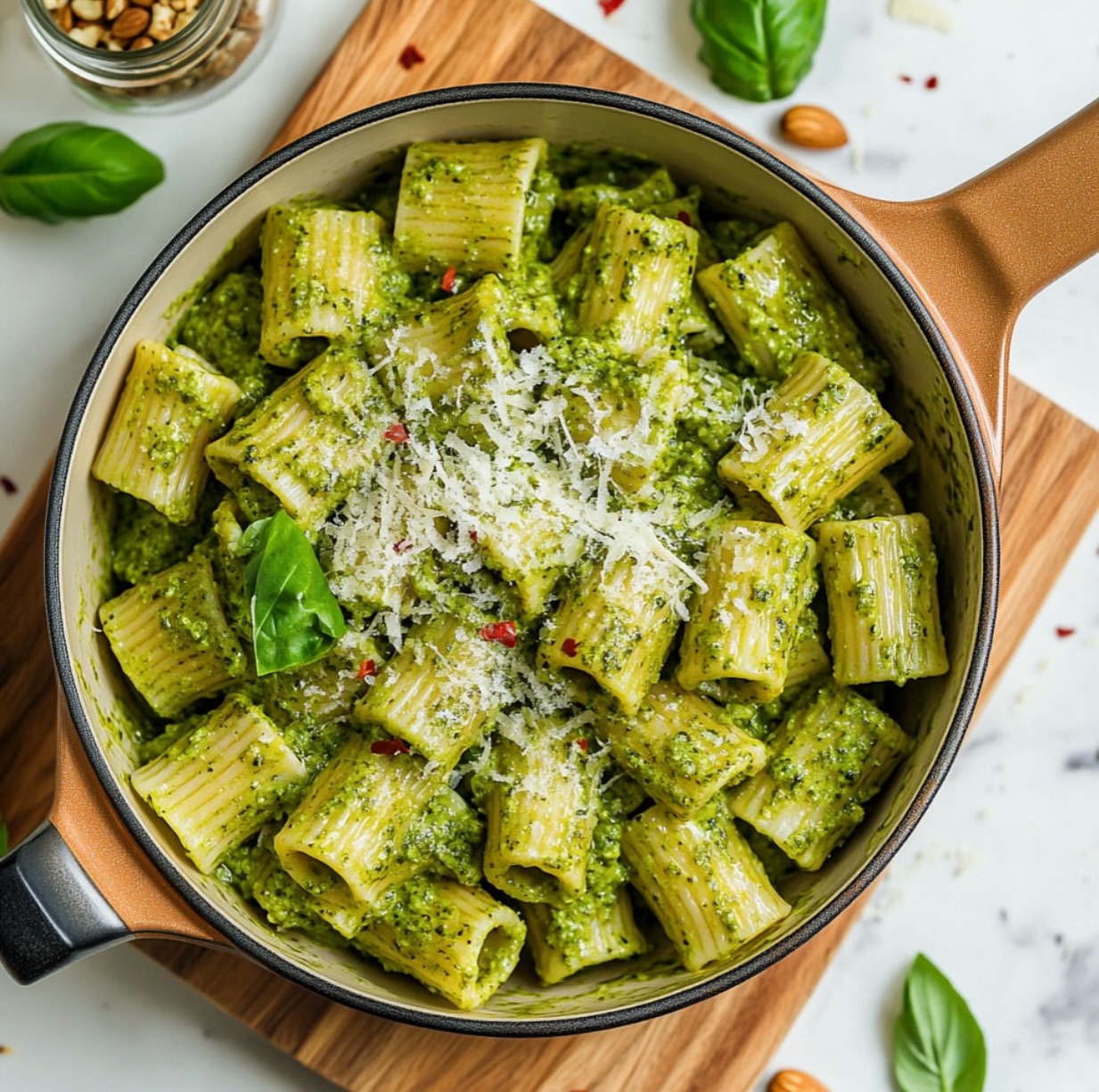 Vegan Kale Pesto Pasta