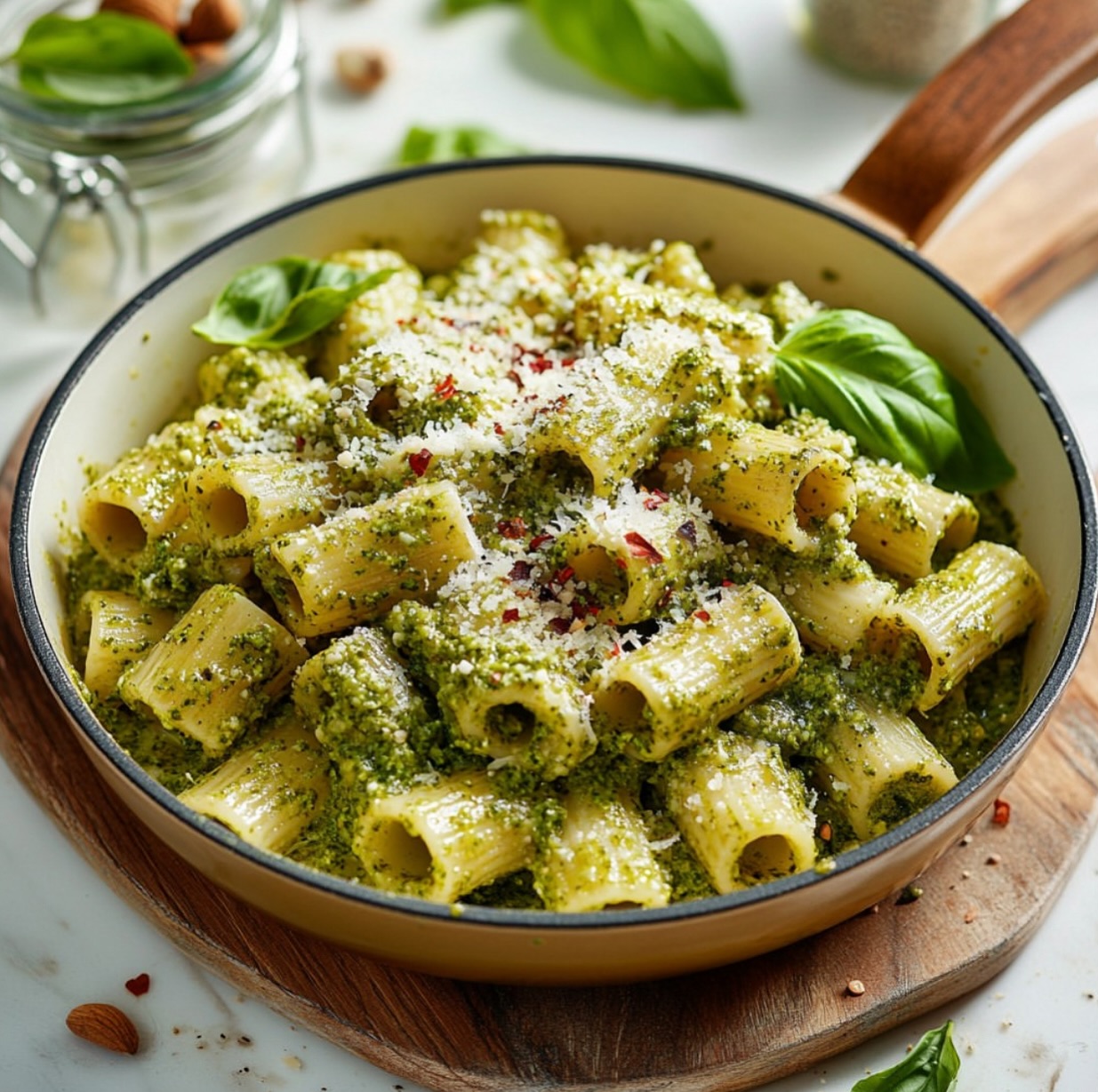 Vegan Kale Pesto Pasta
