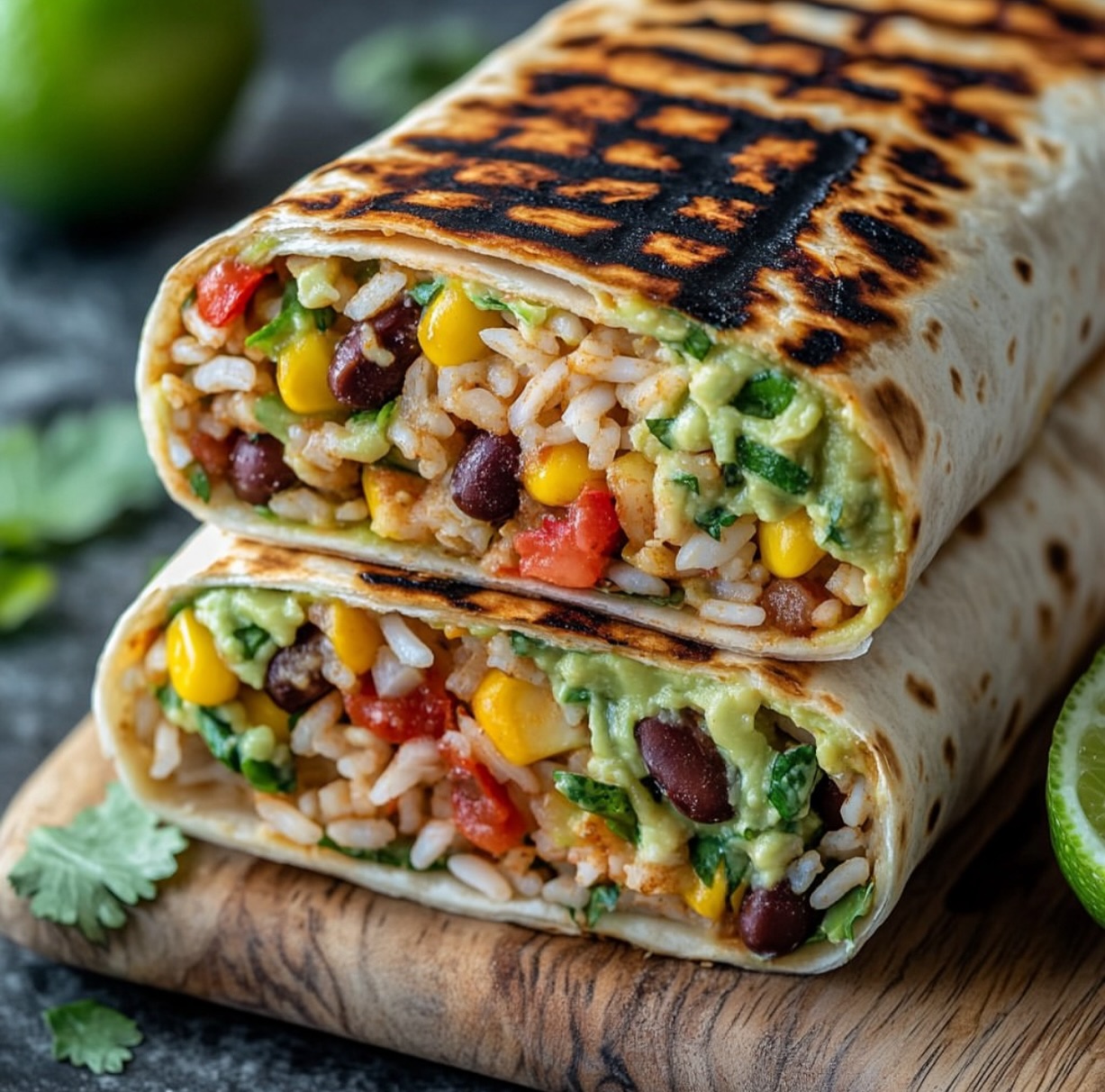 Easy Vegan Chilli Burritos