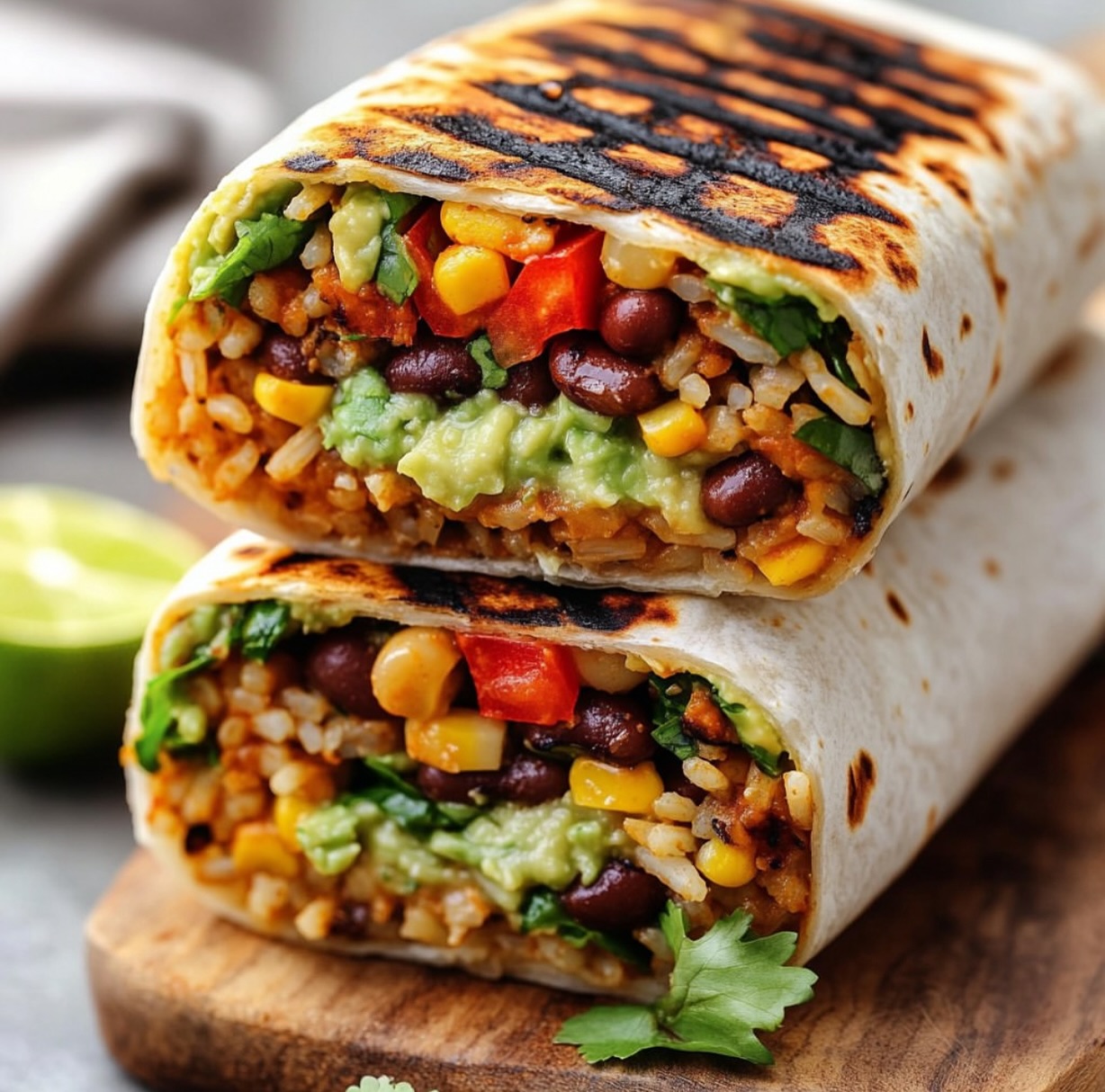 Easy Vegan Chilli Burritos