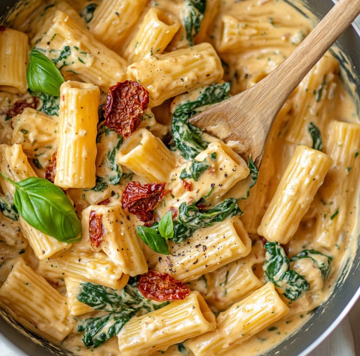 Creamy Tuscan Vegan Pasta