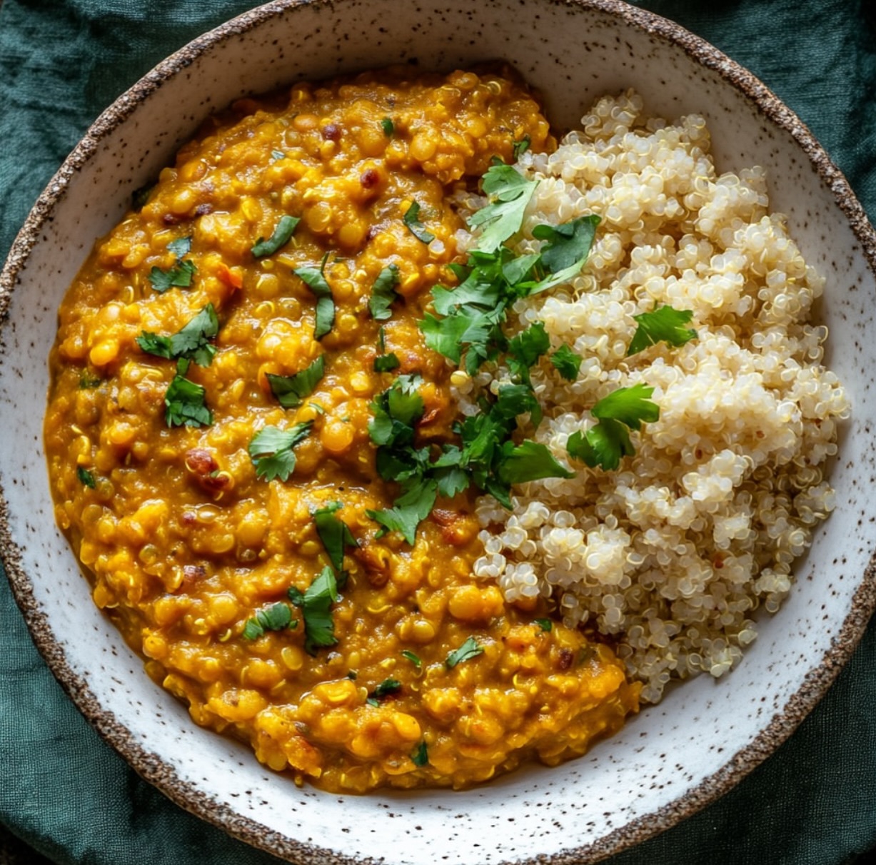 Vegan Butternut Squash Dhal with Cashew Milk