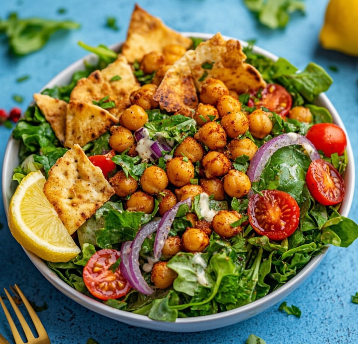Vegan Chickpea Shawarma Salad