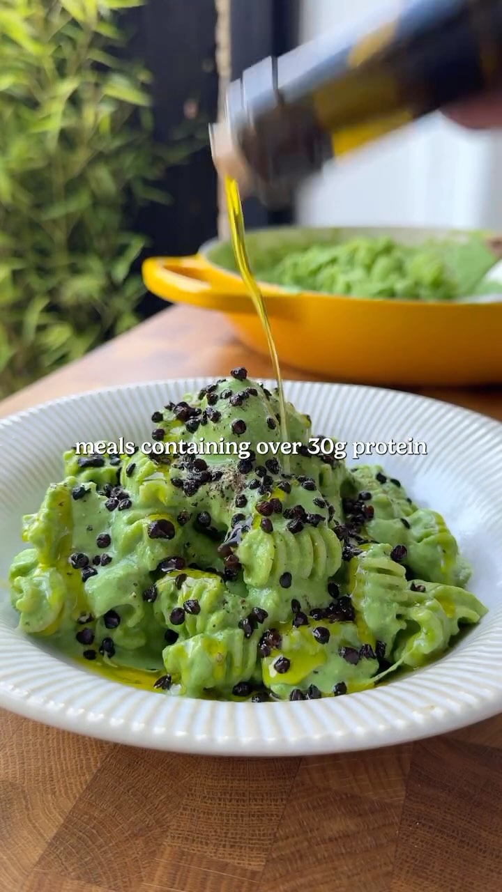 Creamy Wild Garlic and Pea Pasta