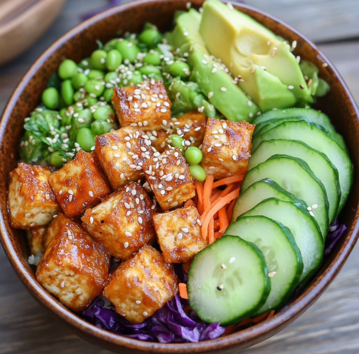 Vegan Tofu Poke Bowl