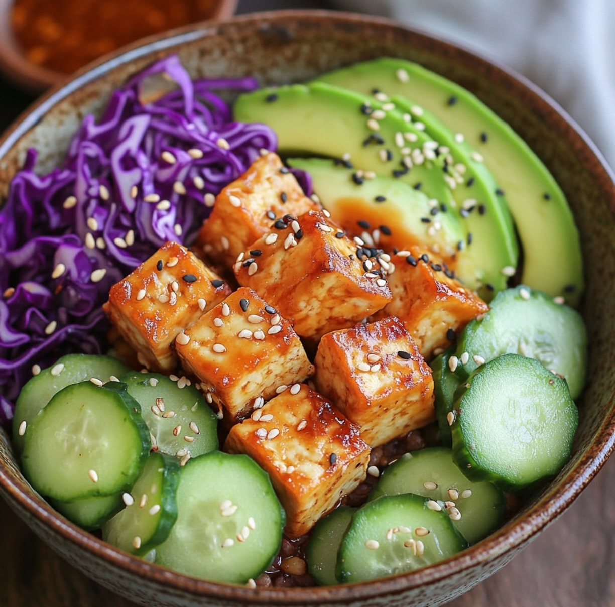 Vegan Tofu Poke Bowl