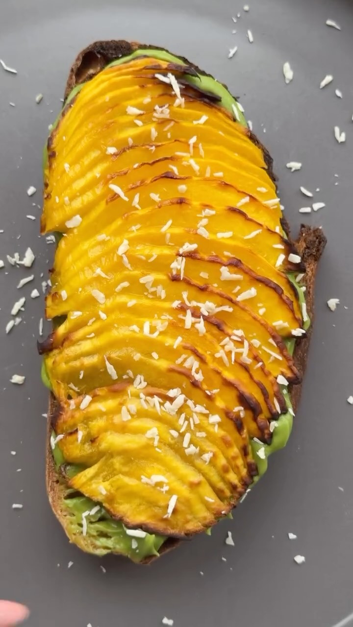 Vegan Air-Fried Mango Toast