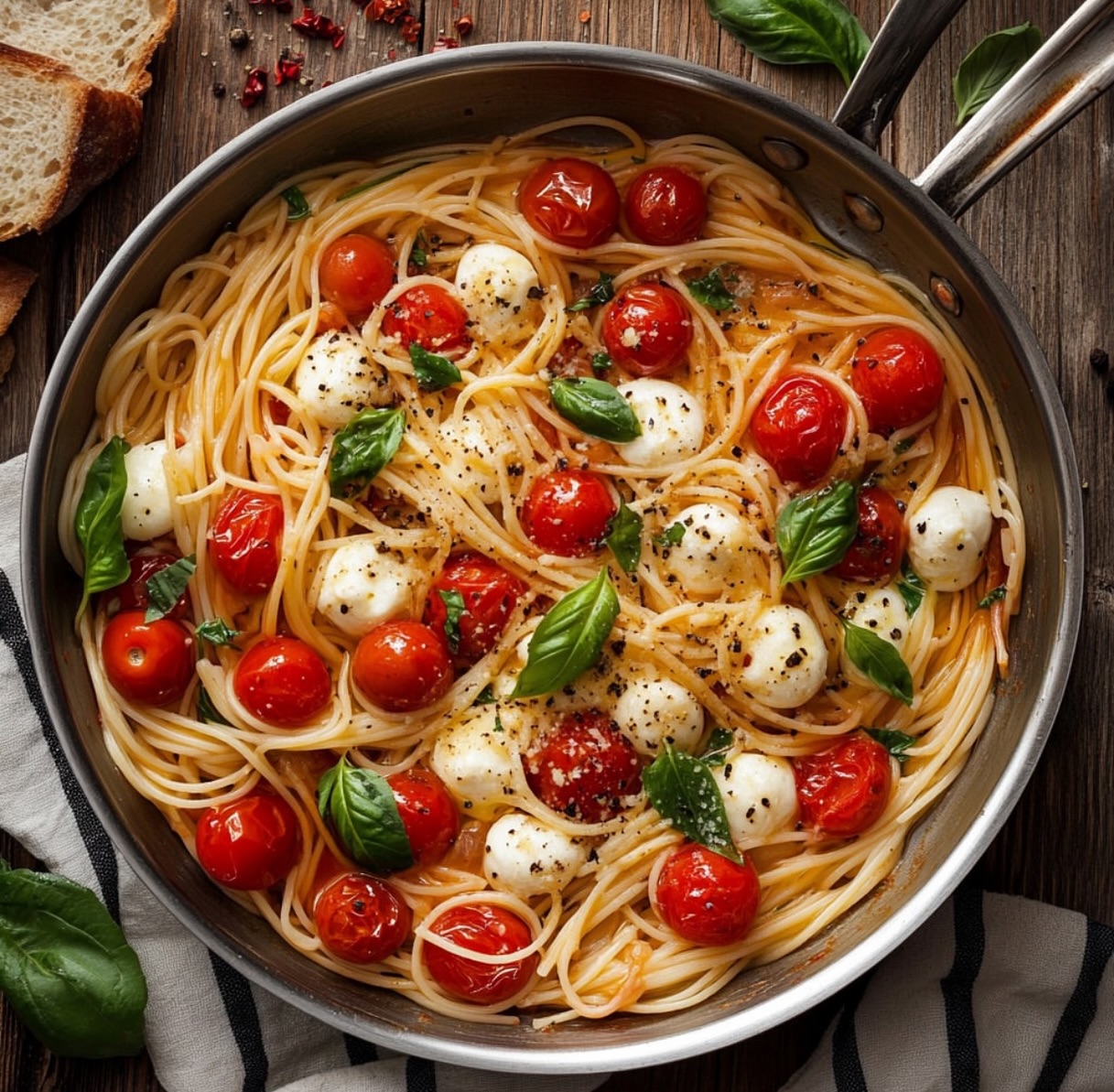 Easy Vegan Pasta Caprese