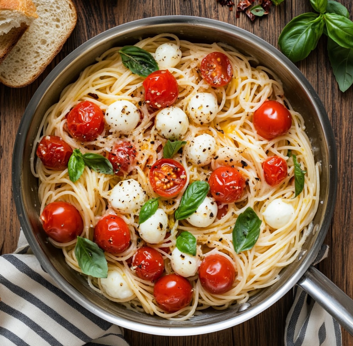 Easy Vegan Pasta Caprese