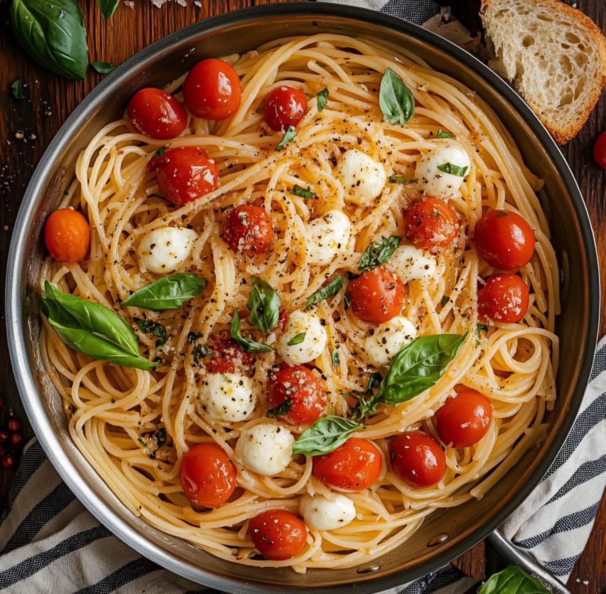 Easy Vegan Pasta Caprese