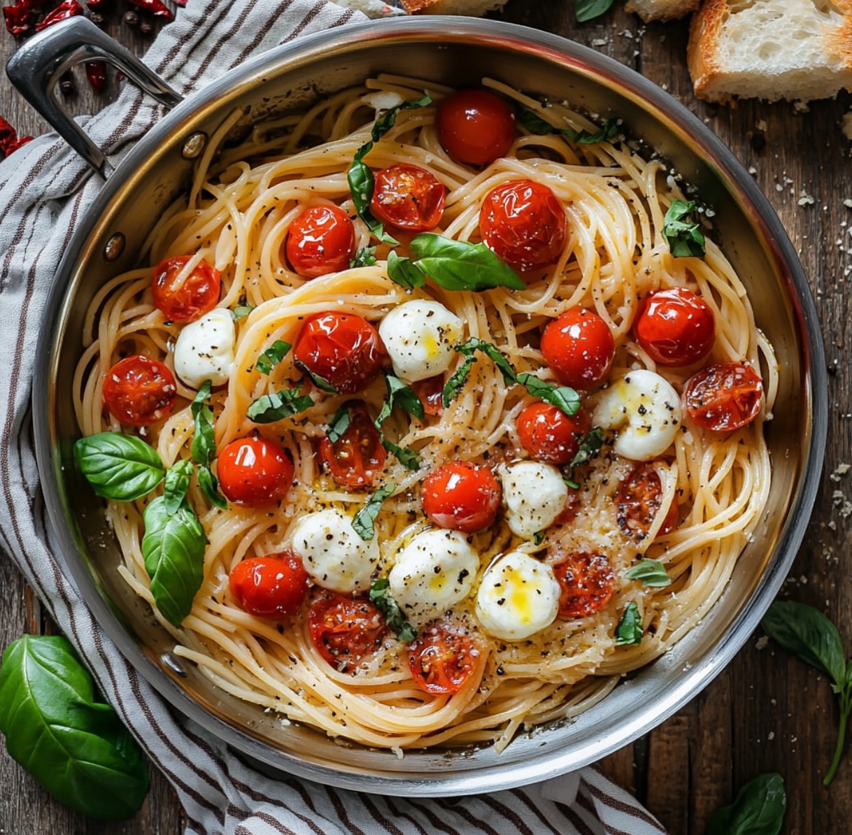 Easy Vegan Pasta Caprese