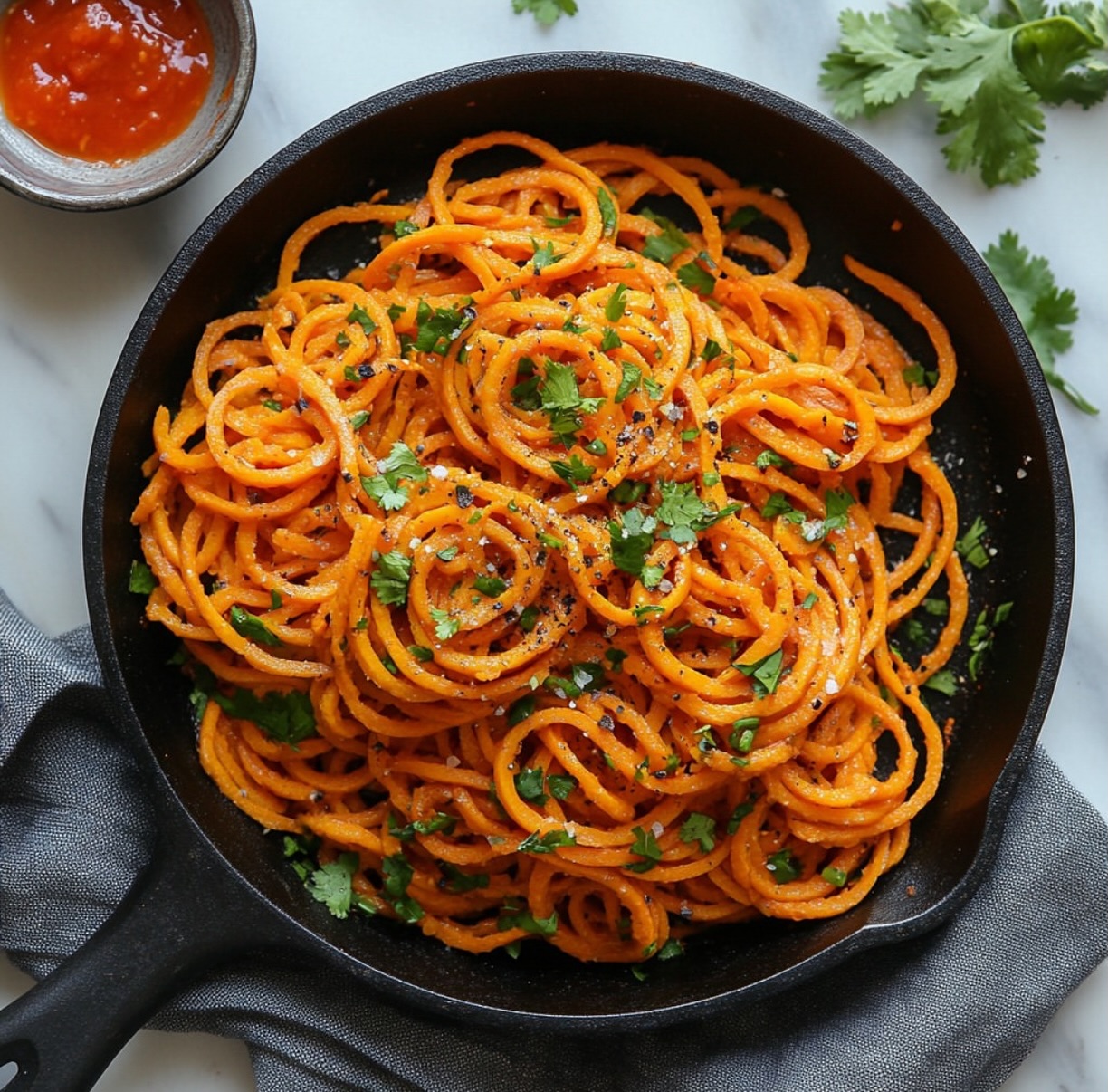 2-Ingredient Sweet Potato Hash Browns