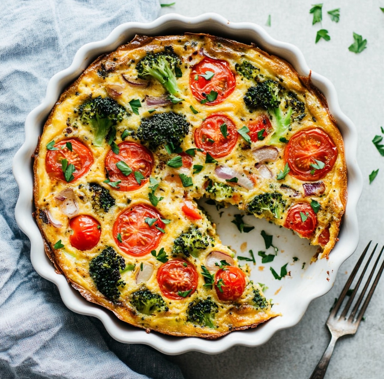 Simple Vegan Tofu Quiche