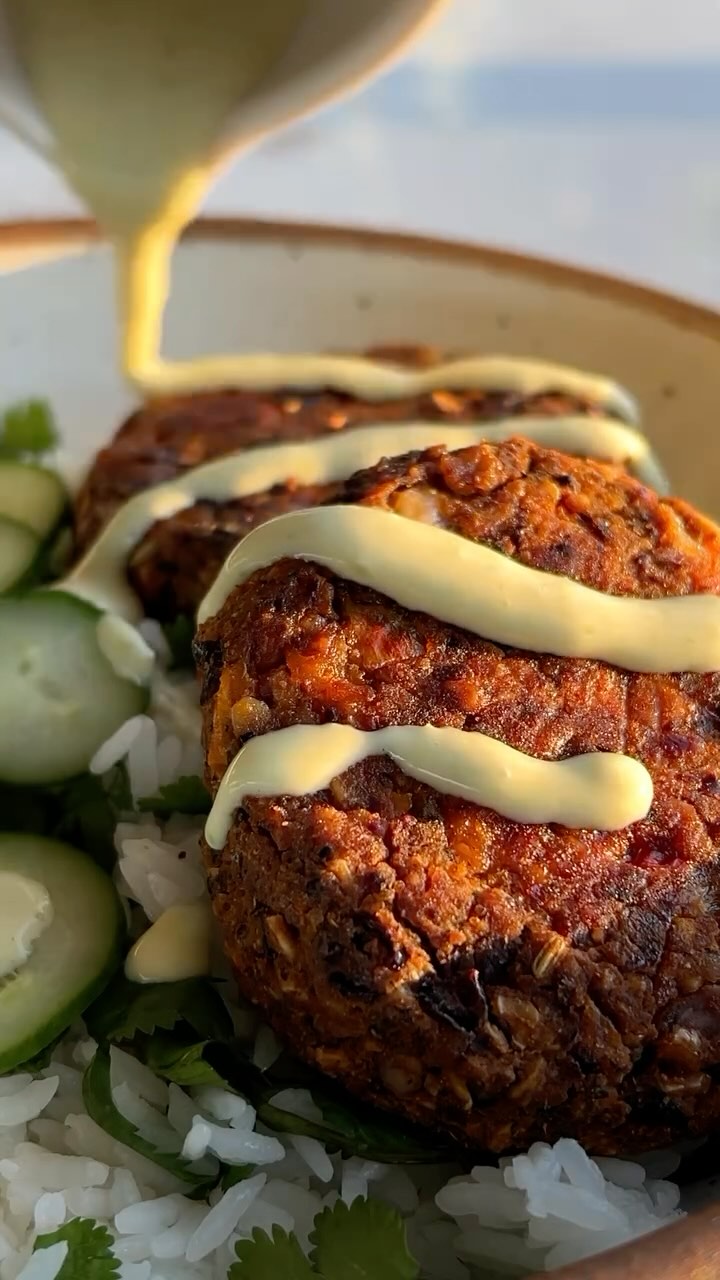 Lime Drenched Sweet Potato Black Bean Patties