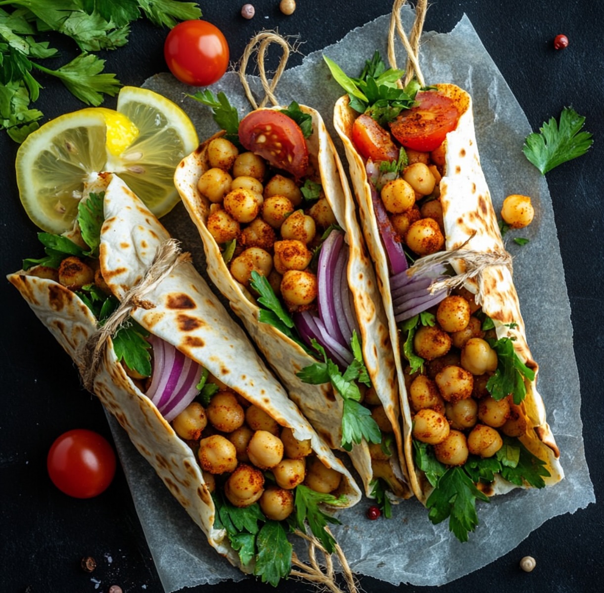 Vegan Chickpea Shawarma Sandwich