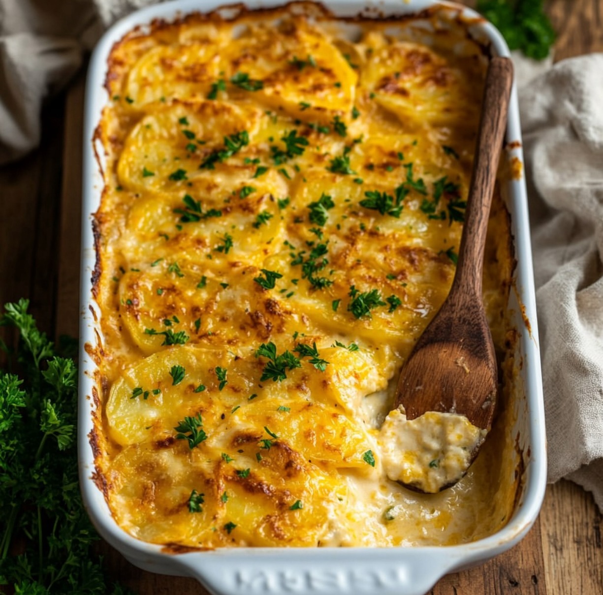 Vegan Scalloped Potatoes with Cashew Sauce