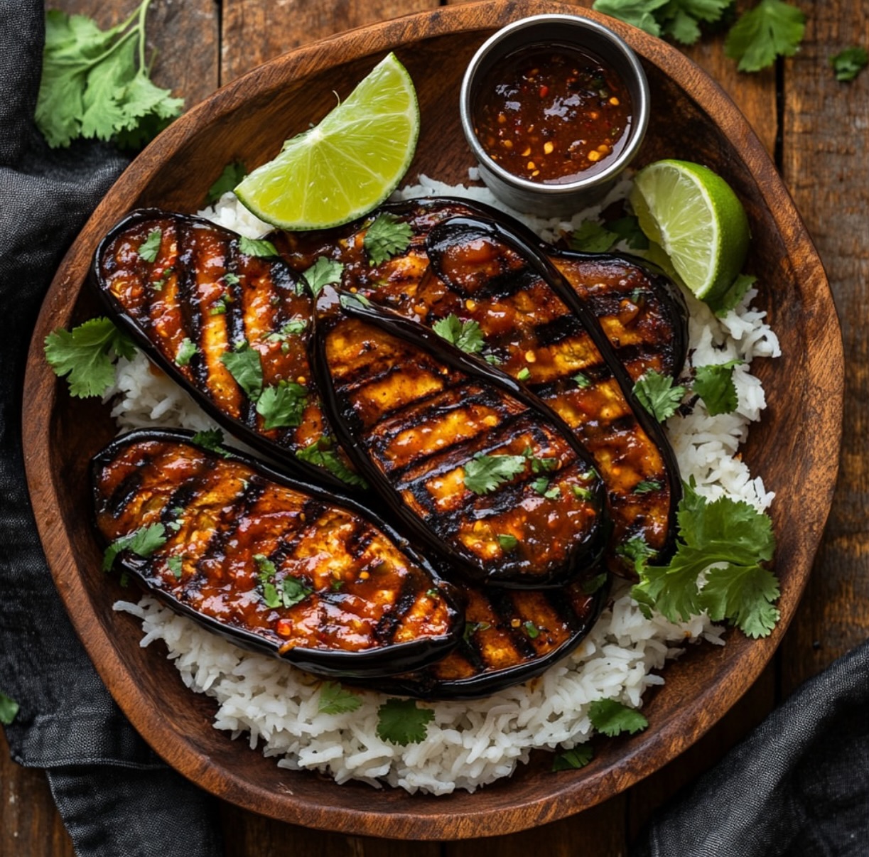 Jamaican Jerk Grilled Eggplant