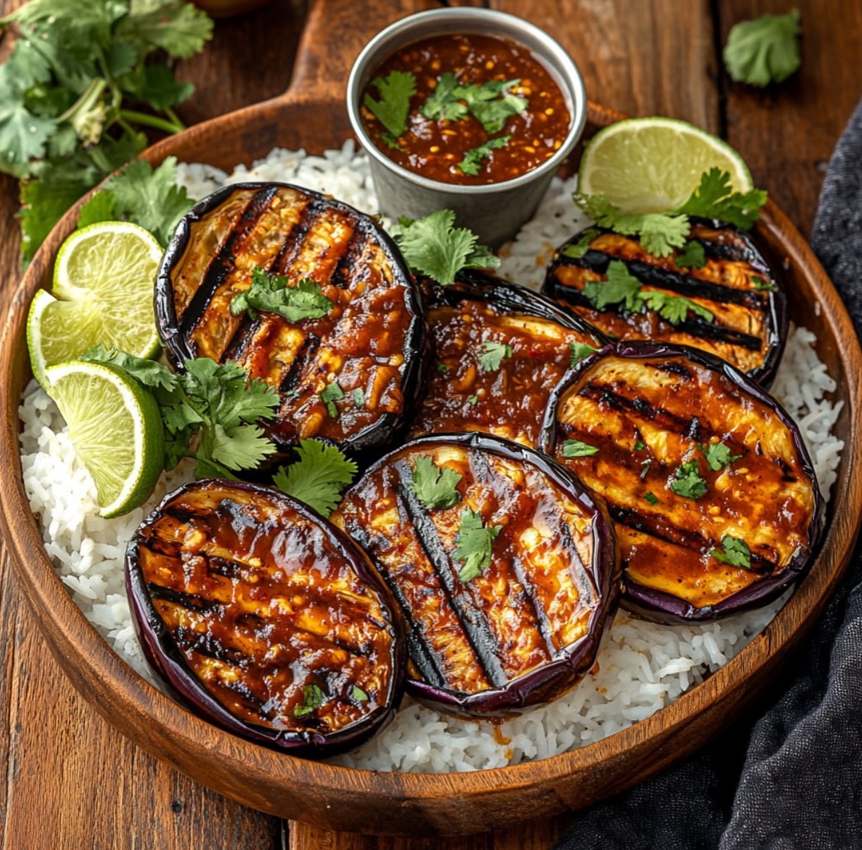 Jamaican Jerk Grilled Eggplant