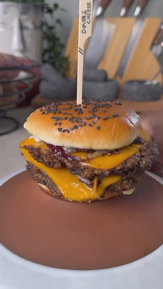 Plant-Based Wild Rice Burger