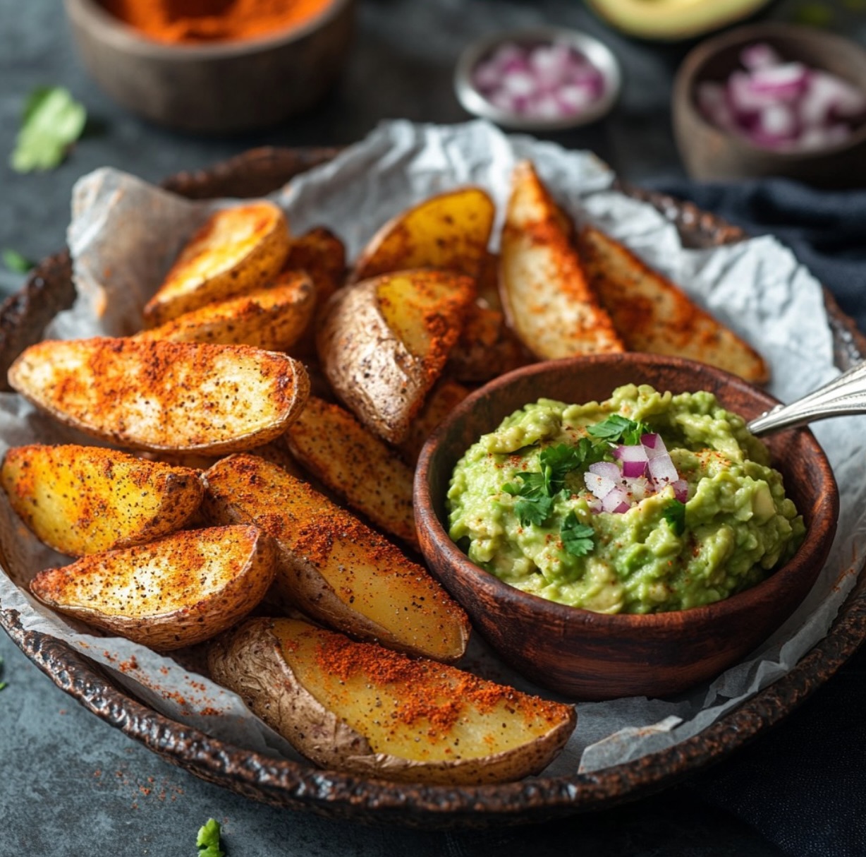 Cheesy Chili Baked Potato Fries