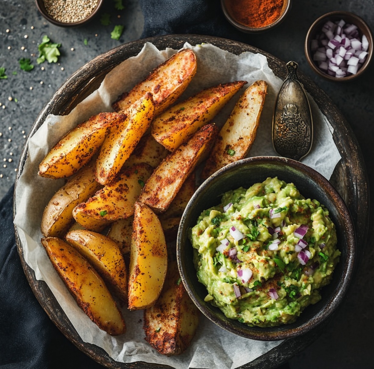 Cheesy Chili Baked Potato Fries