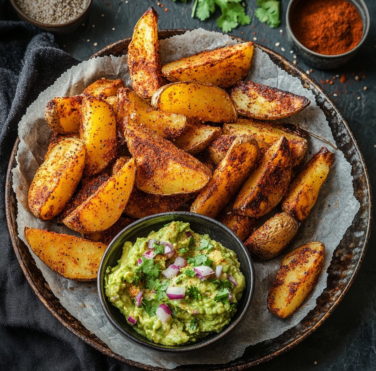 Cheesy Chili Baked Potato Fries
