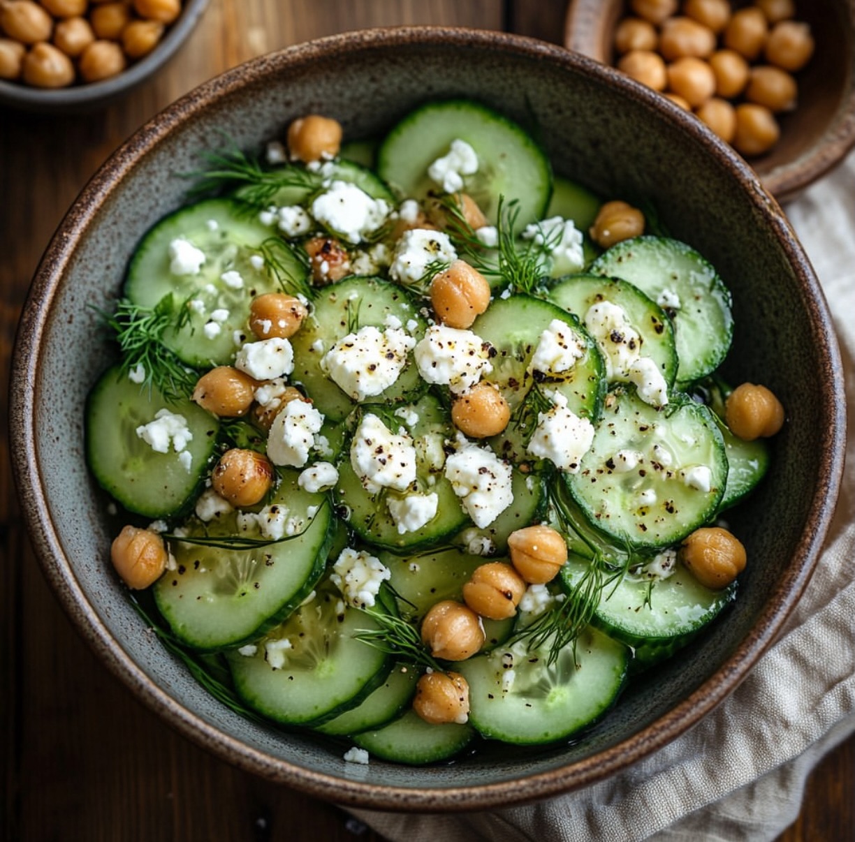Cucumber Salad with Fresh Dill and Mint