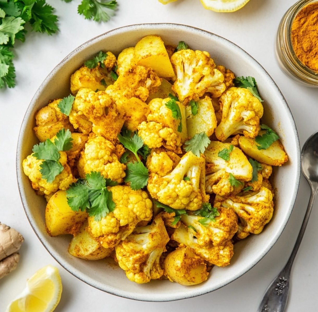 Potato and Cauliflower Curry