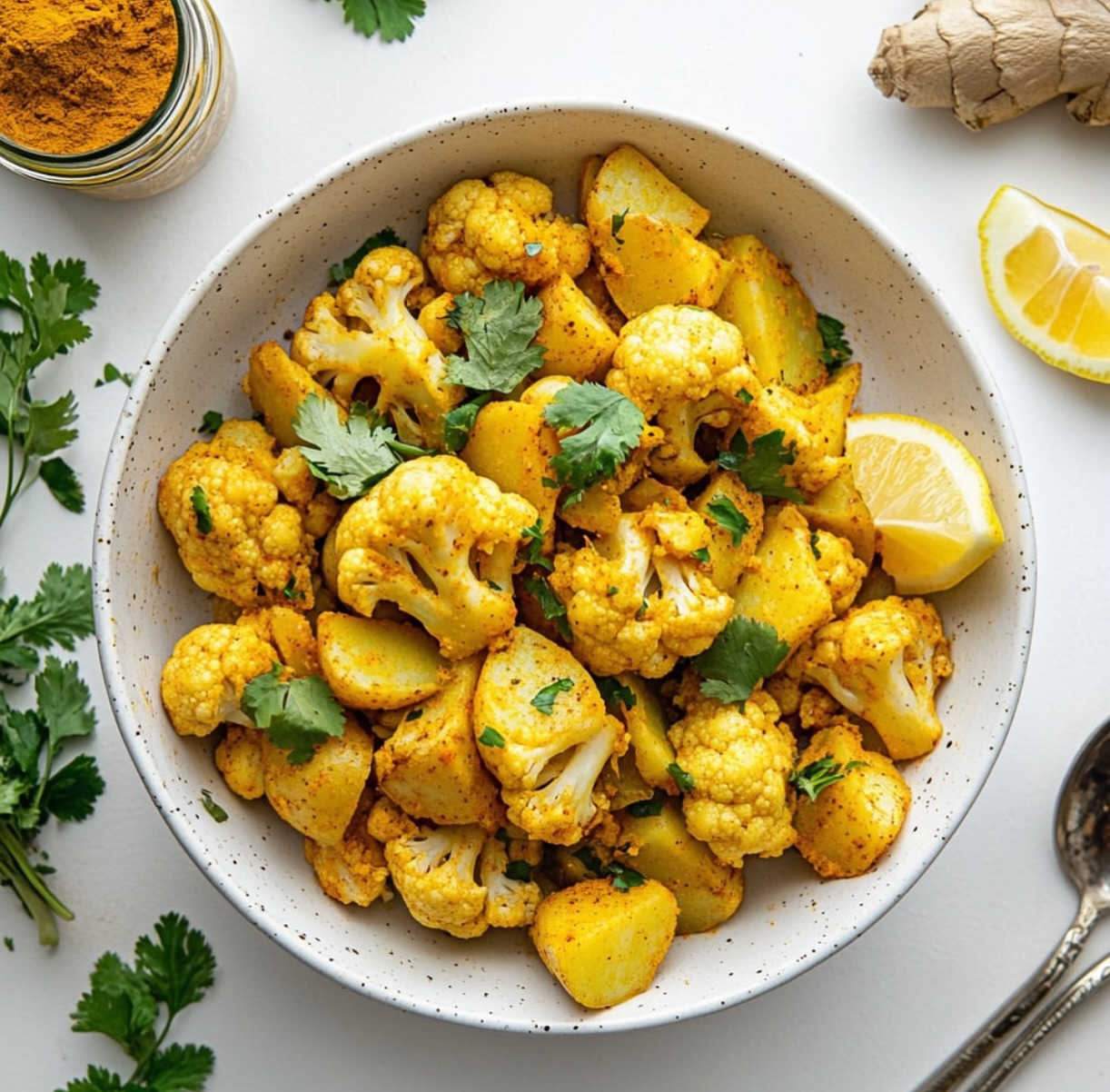 Potato and Cauliflower Curry