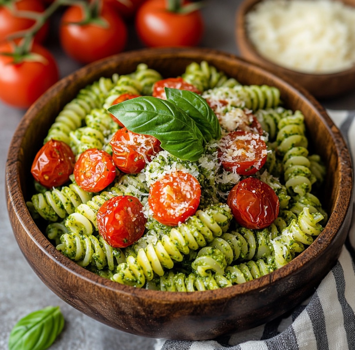 Creamy Vegan Pesto Pasta