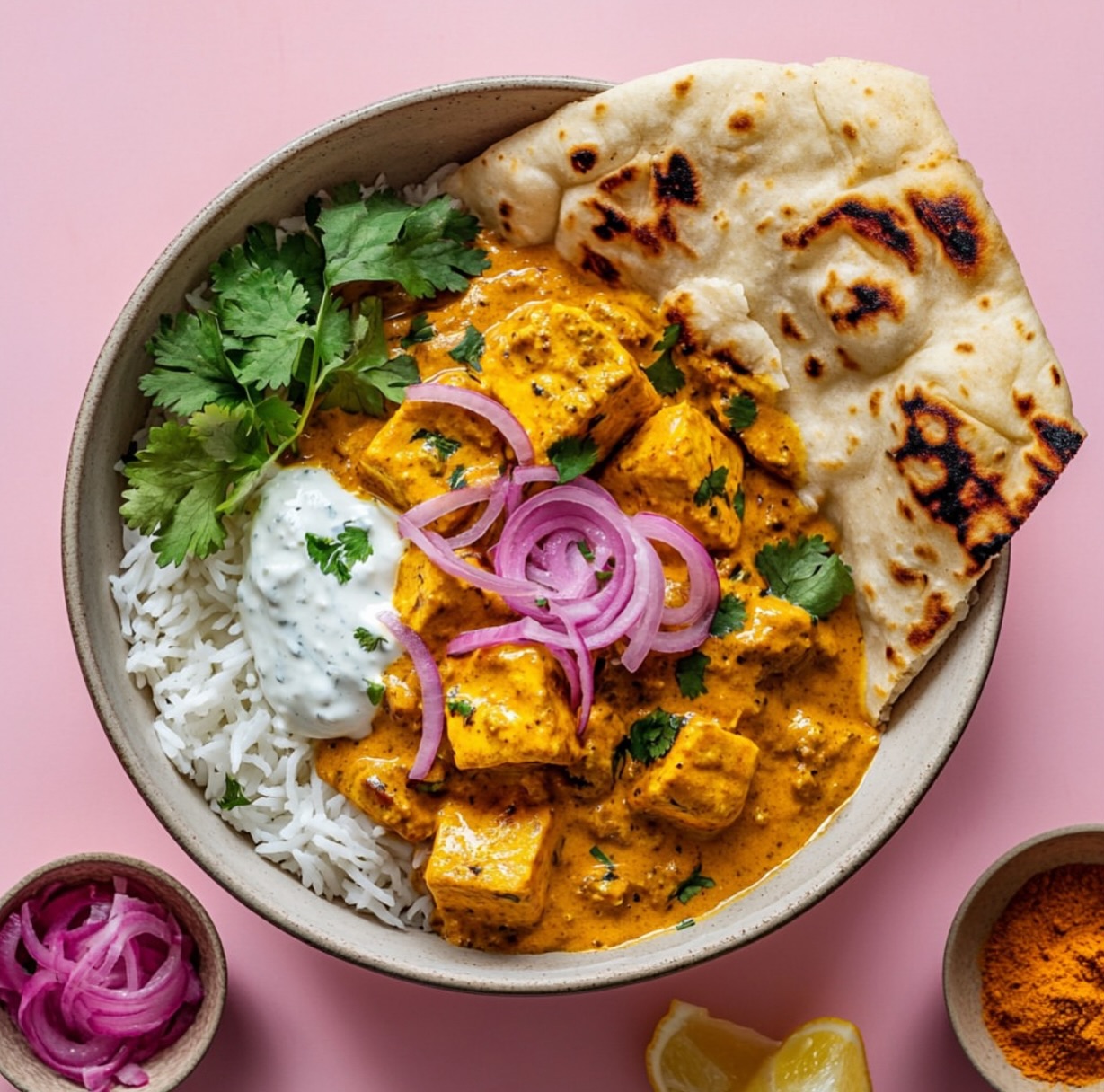 Creamy Vegan Tofu Cauliflower Curry