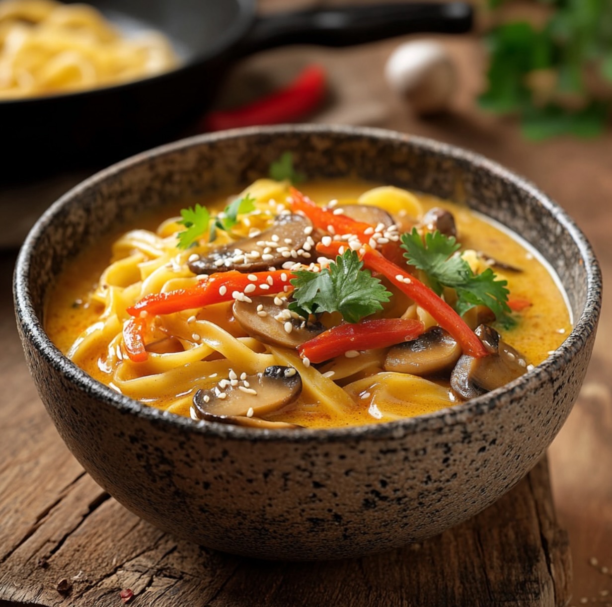 Thai Coconut Curry Soup