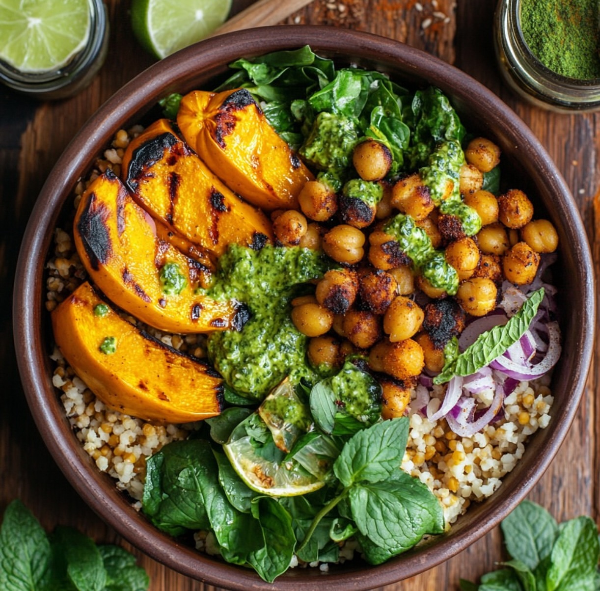 Coconut Millet Bowls with Roasted Vegetables