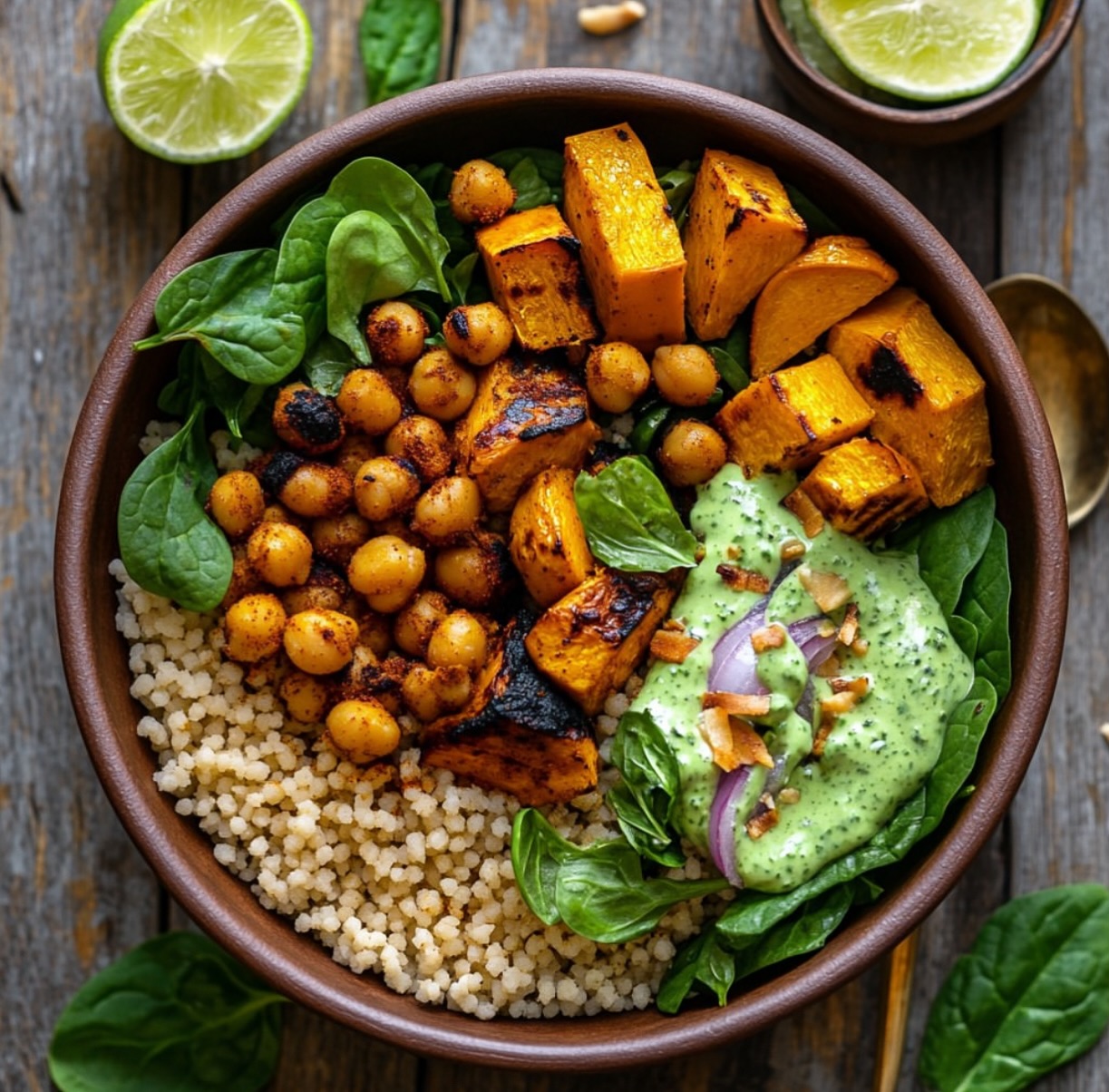 Coconut Millet Bowls with Roasted Vegetables