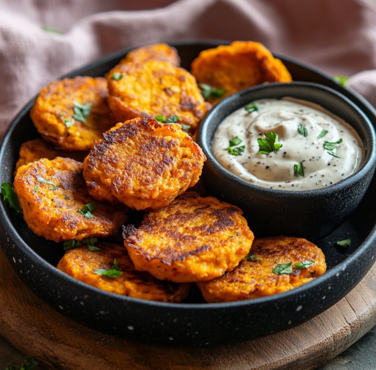 Easy Vegan Carrot Fritters